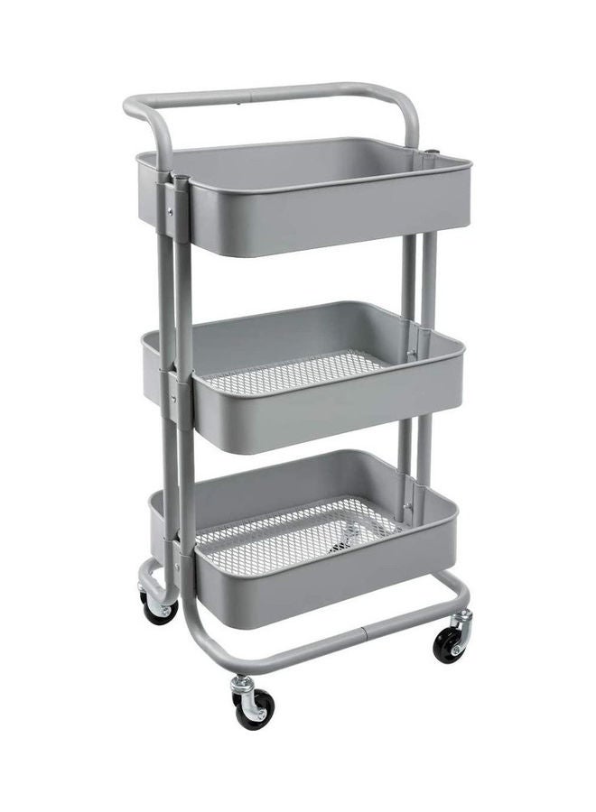 Home Time - 3-Layer Cart Beige 28x37x42cm - Image 1