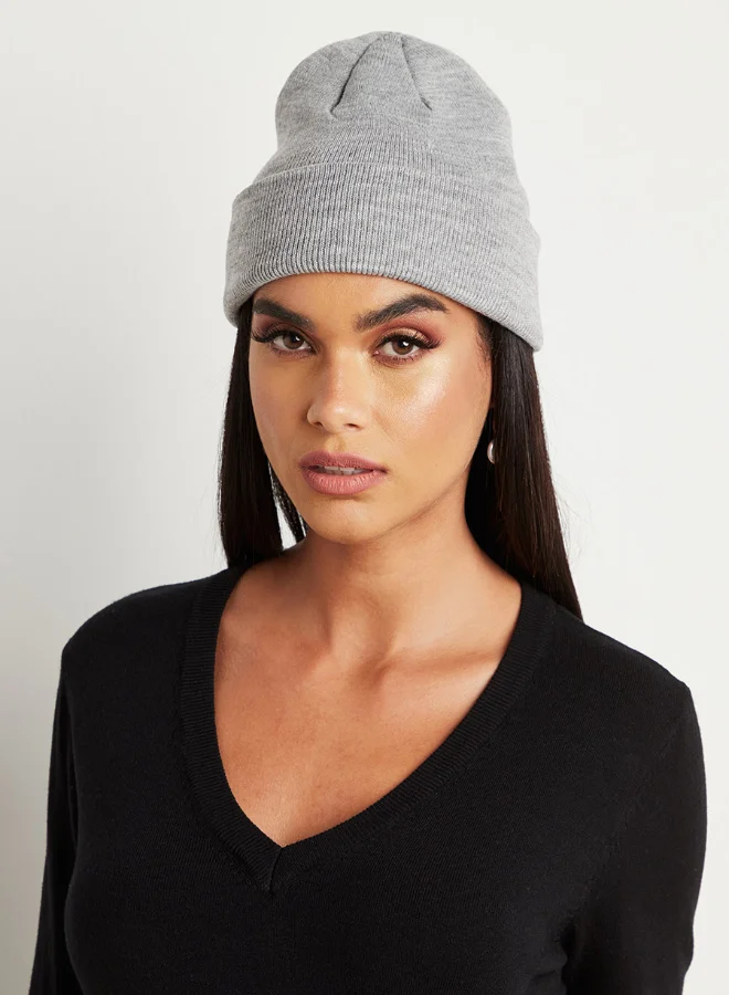 Closet By Styli V-Neck Knitted Sweater Black