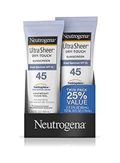 Neutrogena Ultra Sheer Dry-Touch Sunscreen With Broad Spectrum SPF 45 3Fluid Ounce 