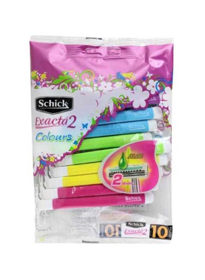 10-Piece Exacta 2 Sensitive Razor Set