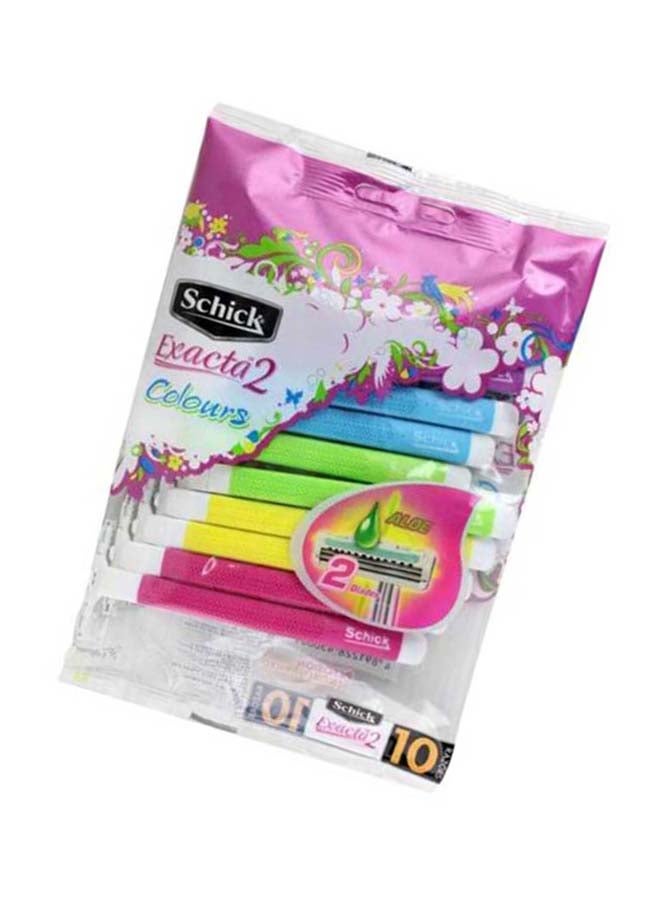 10-Piece Exacta 2 Sensitive Razor Set