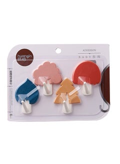 huanyin 4-Piece Creative Kitchen Wall Hook Multicolour 5.4X4.9cm  - Image 1