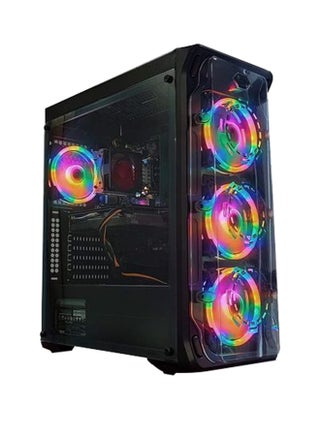 جهاز كمبيوتر للألعاب، معالج كور i5-10400F بذاكرة رام DDR4 سعة 32 جيجابايت/محرك أقراص صلبة سعة 1 تيرابايت+ محرك أقراص SSD سعة 256 جيجابايت/ ويندوز 10/واي فاي ريدي وبطاقة رسومات إنفيديا جي فورس GTX1050 سعة 2 جيجابايت أسود - v1636437220/N51631550A_1