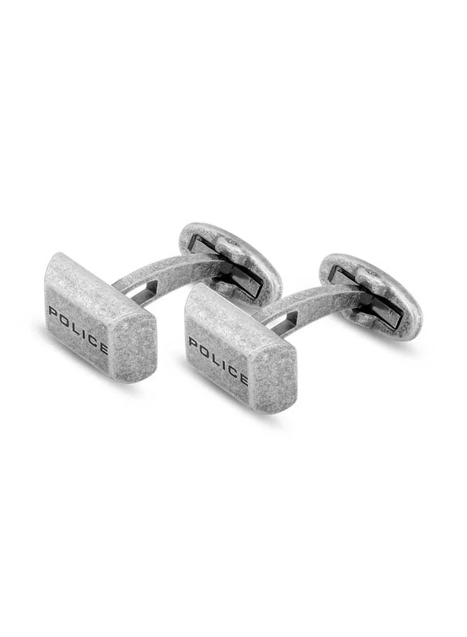 بوليس POLICE Notch Silver Cufflink for Men - PEAGC2103402