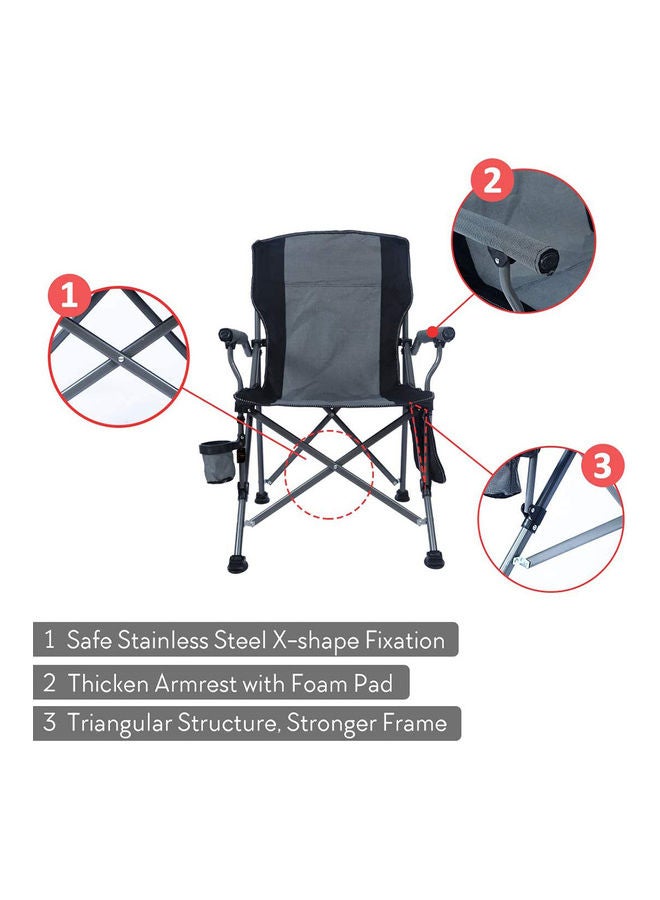 شاربدو كرسي تخييم للاستخدام في الأماكن الخارجية 58x58x90سم - Image 3