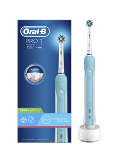 PRO 500 3D White Electric Rechargeable Toothbrush Powered By Braun
