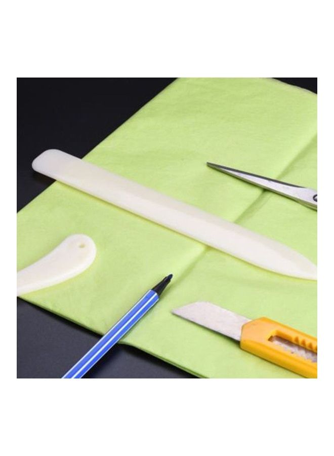 2-Piece Plastic A4 Paper Cutterly Utility Cutter Tools White