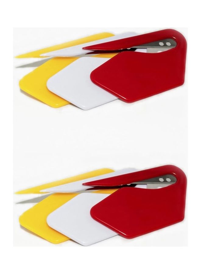 EHOME 6-Piece Slitter Mail Opener Safety Cutting Tool Multicolour - Image 2