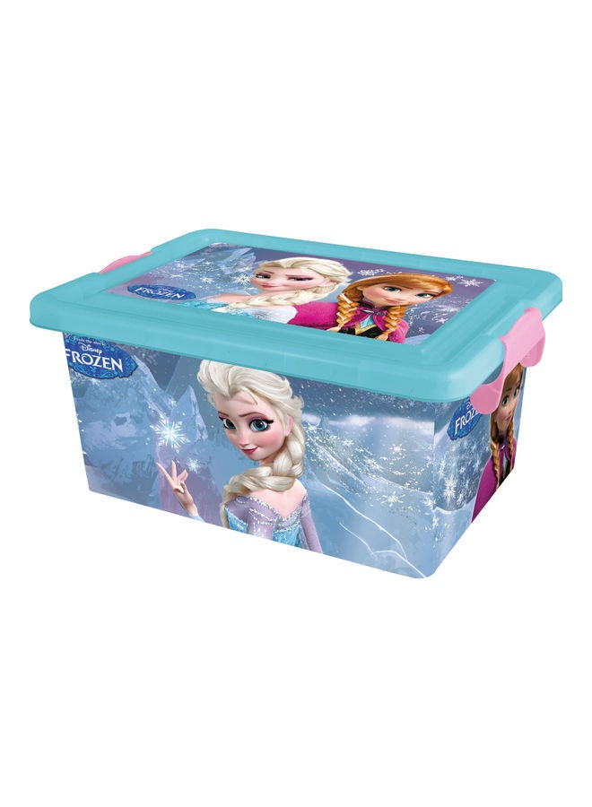 ديزني حاويات تخزين بلاستيكية بنمط فيلم "Frozen" متعدد الألوان 13لترات 