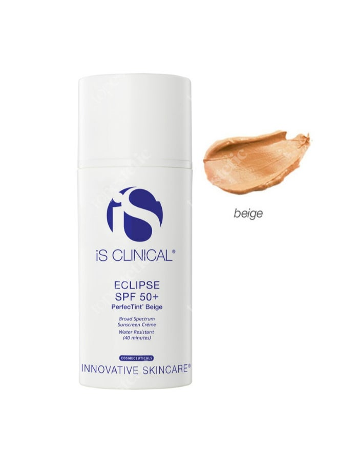 iS CLINICAL - Eclipse SPF 50+ Perfect Tint Beige 100grams - Image 1
