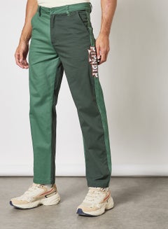 RIP N DIP Sensai Cotton Twill Embroidered Pants Green  - Image 1