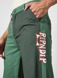 RIP N DIP Sensai Cotton Twill Embroidered Pants Green  - Image 3