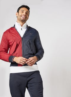 Reversible Colourblock Jacket Navy/Red
