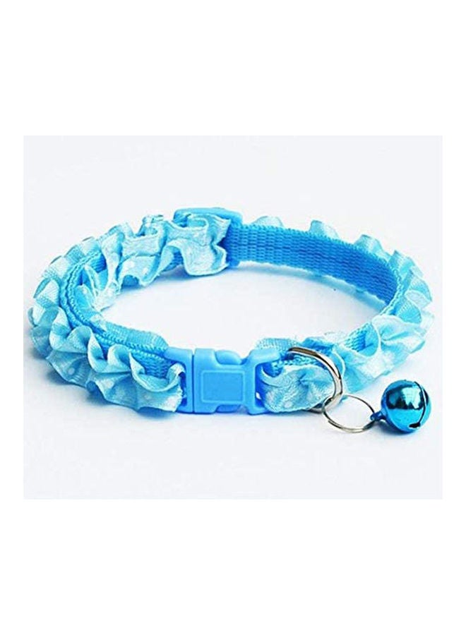 Hot Cute Bell Collar Small Dog Collar Cat Collars Light Blue 14grams
