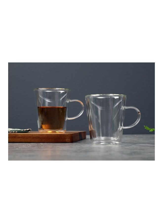 Pan Home 2-Piece Neoflam Double Wall Tea Mug Set Clear 250ml - Image 1