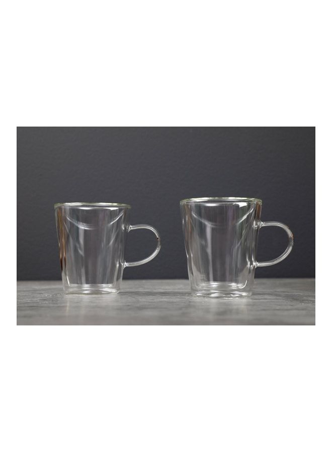 Pan Home 2-Piece Neoflam Double Wall Tea Mug Set Clear 250ml - Image 2