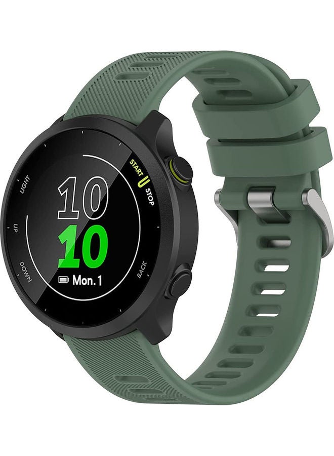 Twill Texture Replacement Watchband Green - Image 2
