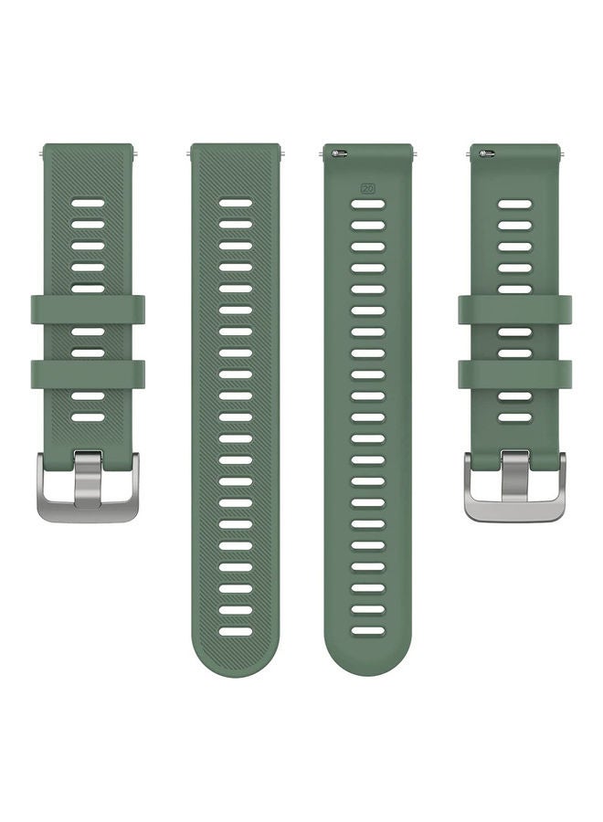 Twill Texture Replacement Watchband Green - Image 5
