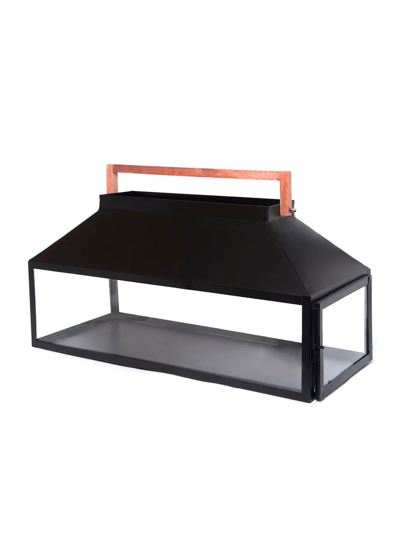 ebb & flow Modern Handmade Ramadan Candle Holder Lantern Unique Luxury Quality Scents For The Perfect Stylish Home Black 40 x 15.24 x 20.32cm
