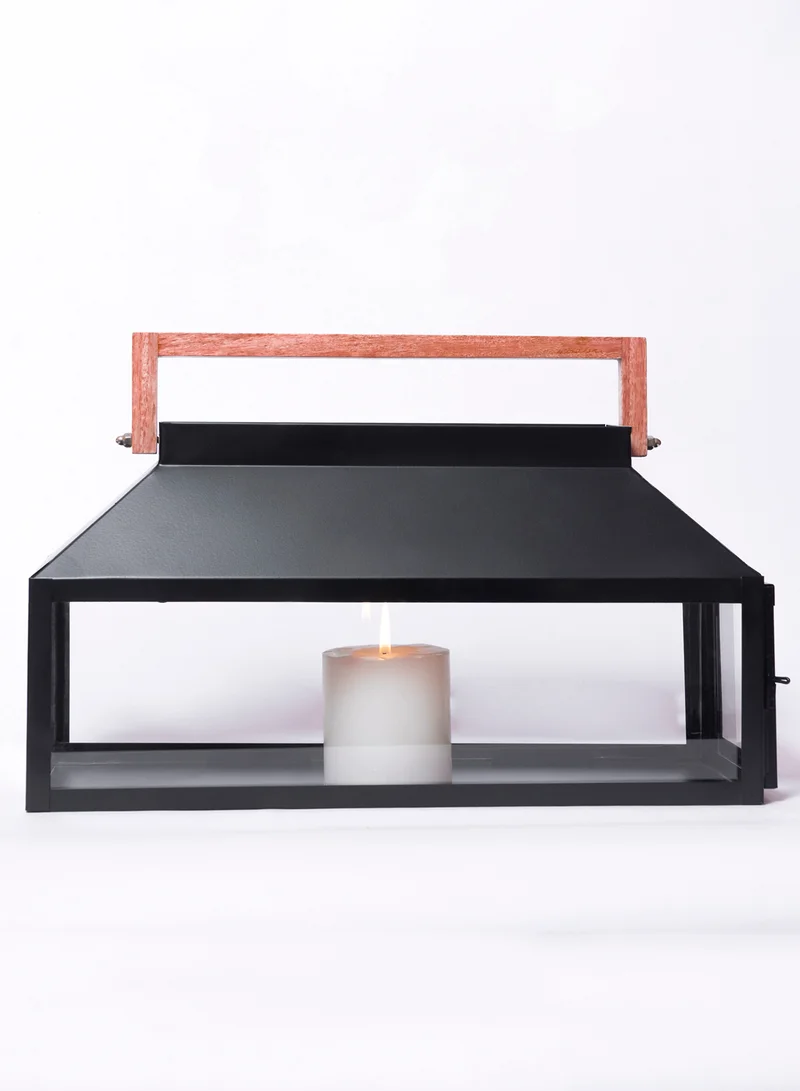 ebb & flow Modern Handmade Ramadan Candle Holder Lantern Unique Luxury Quality Scents For The Perfect Stylish Home Black 40 x 15.24 x 20.32cm