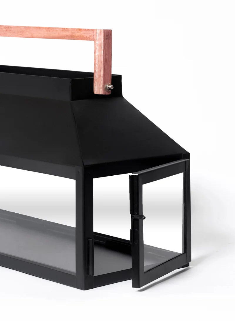 ebb & flow Modern Handmade Ramadan Candle Holder Lantern Unique Luxury Quality Scents For The Perfect Stylish Home Black 40 x 15.24 x 20.32cm
