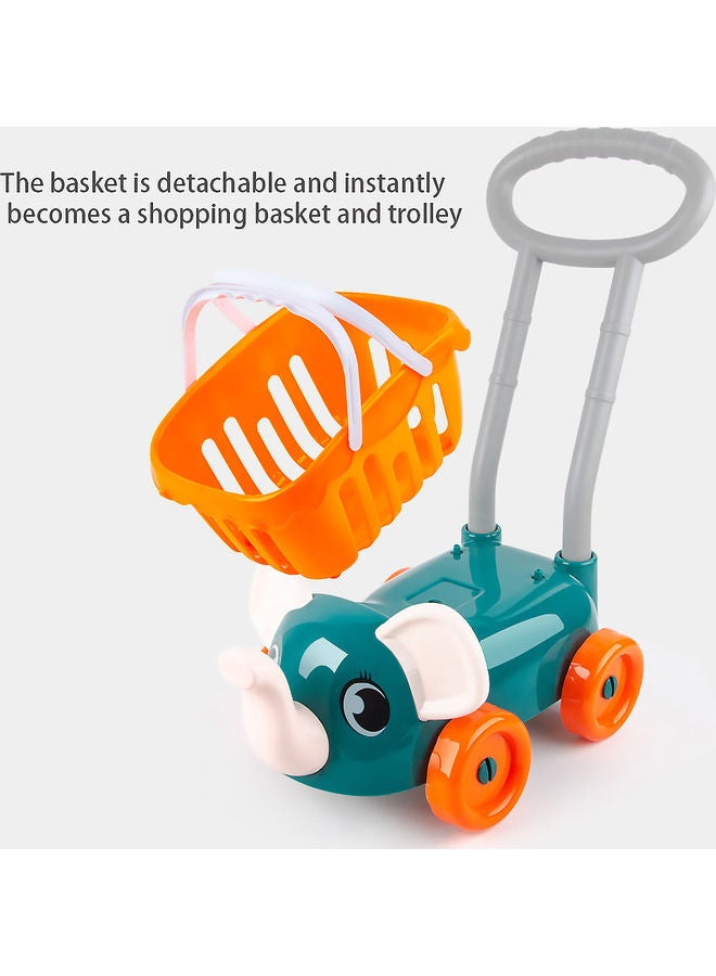 MissTiara - Shopping Cart Mini Trolley Toy Set 45x35x20cm - Image 1