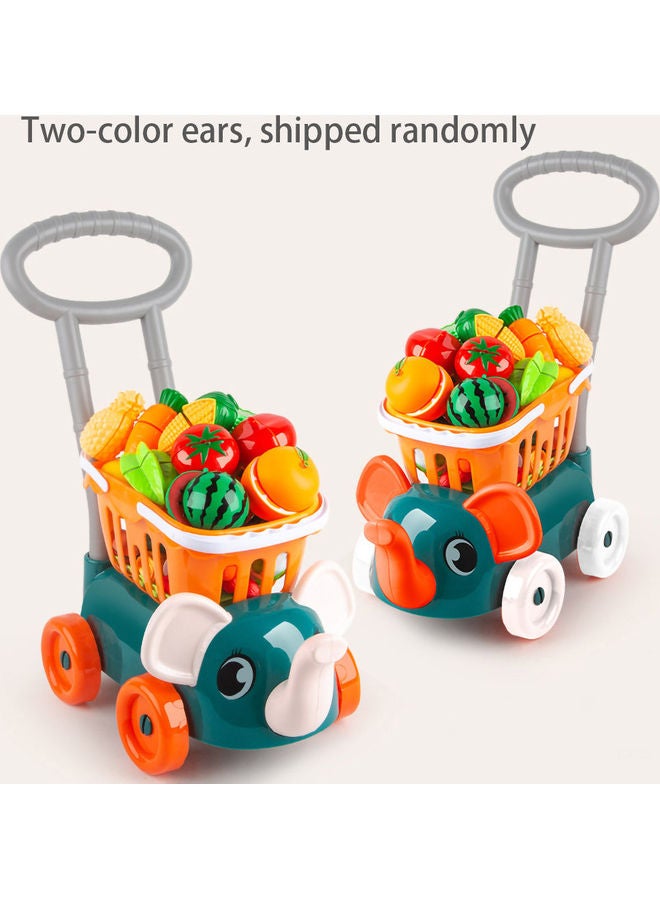 MissTiara - Shopping Cart Mini Trolley Toy Set 45x35x20cm - Image 1
