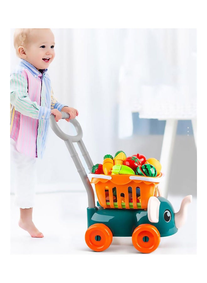 MissTiara - Shopping Cart Mini Trolley Toy Set 45x35x20cm - Image 1