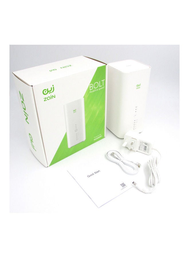 Zain - Redefine Speed Router White - Image 1