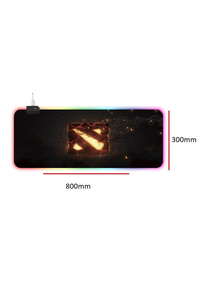 YONK Gaming Keyboard Mouse Pad Multicolour  - Image 2