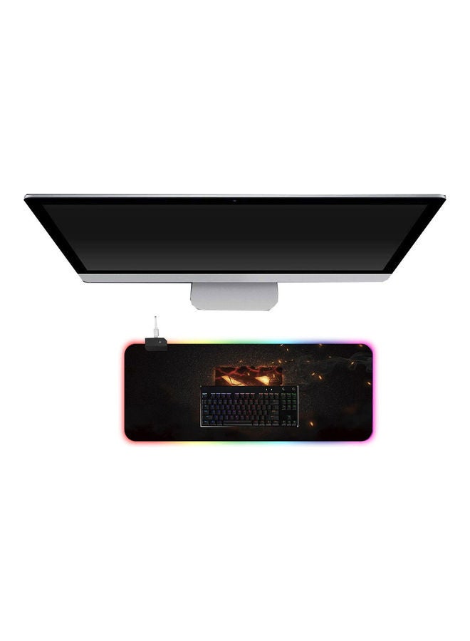 YONK Gaming Keyboard Mouse Pad Multicolour  - Image 3