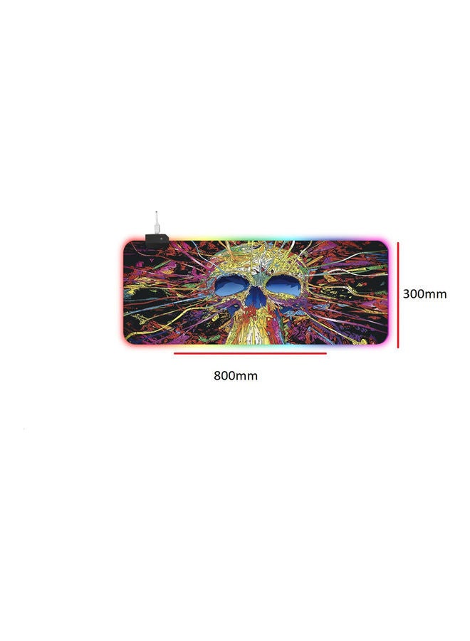 YONK Gaming Keyboard Mouse Pad Multicolour  - Image 2