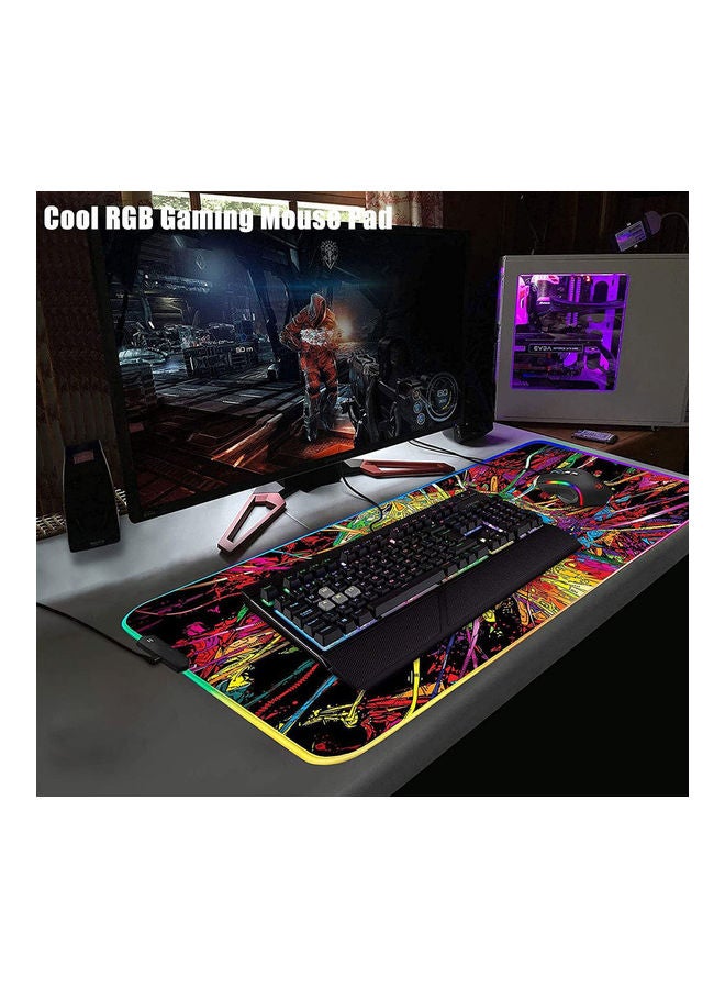 YONK Gaming Keyboard Mouse Pad Multicolour  - Image 4