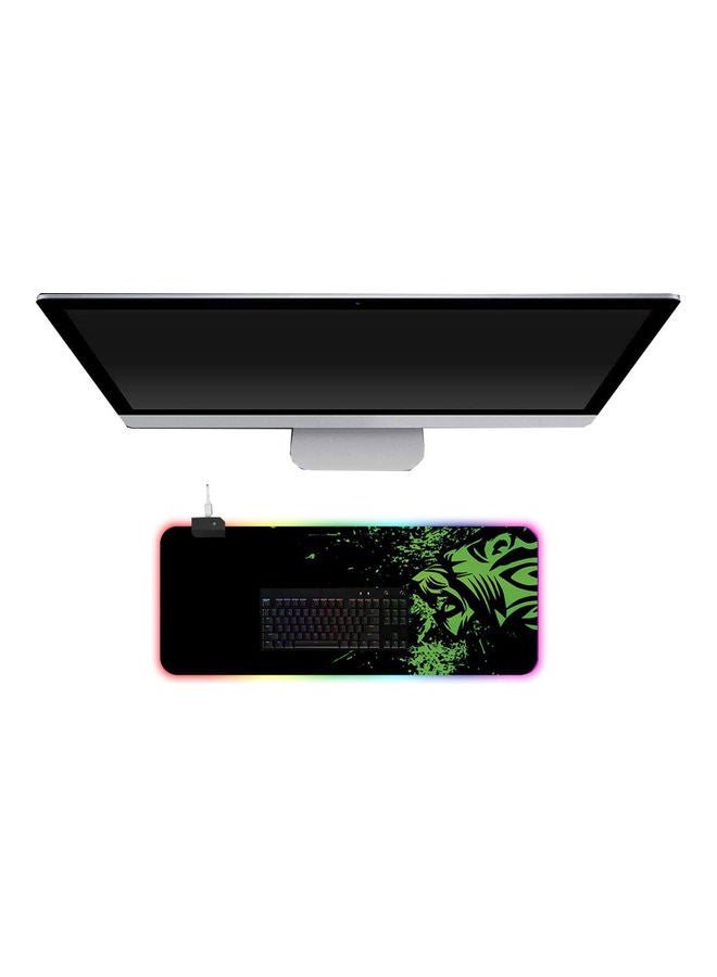 YONK Gaming Keyboard Mouse Pad Multicolour - Image 3