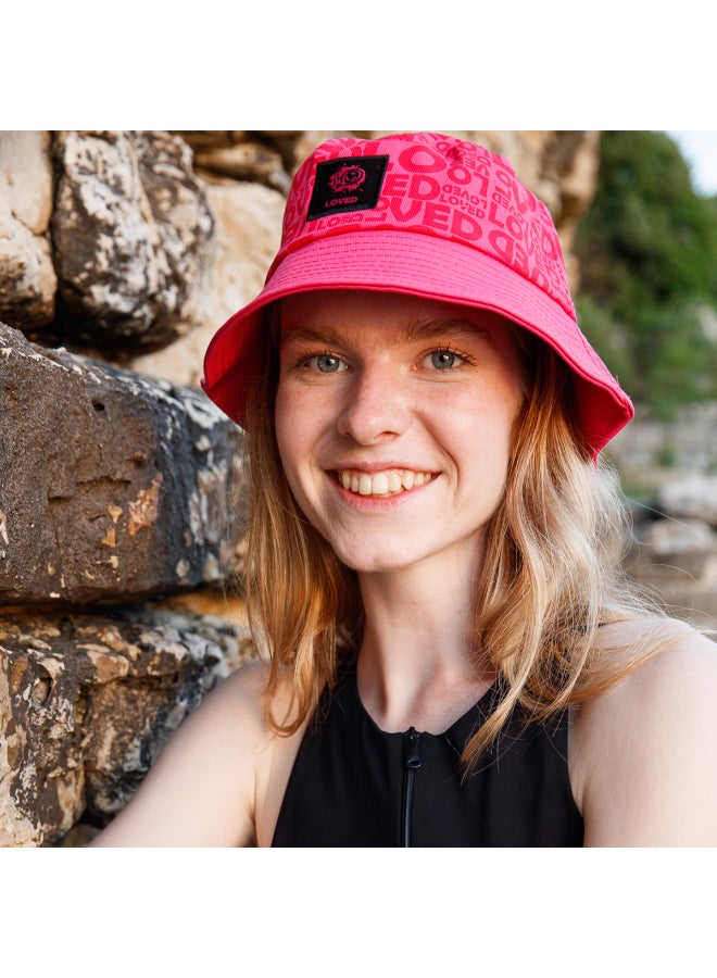 Biggdesign - Moods Up Calm Bucket Hat Fuchsia - Image 1