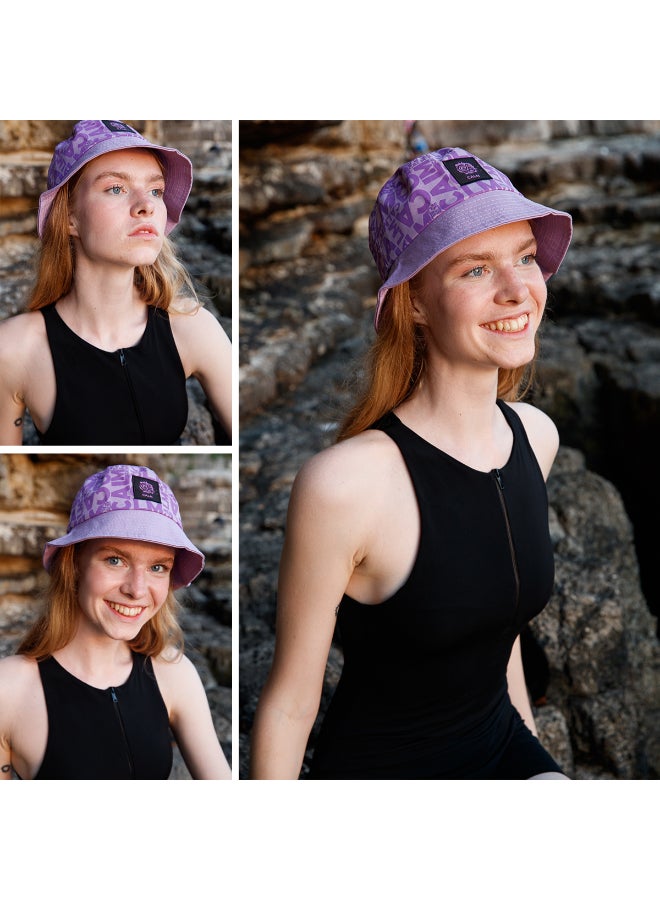 Biggdesign - Moods Up Calm Bucket Hat Purple - Image 1