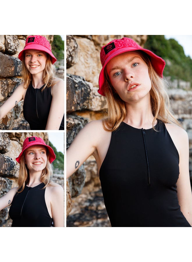 Biggdesign - Moods Up Calm Bucket Hat Fuchsia - Image 1