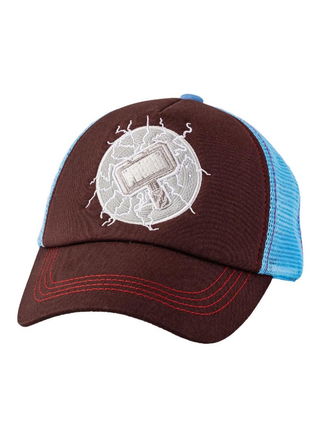 Caliente Thor Avengers Cap From Marve Brown/Brown/Blue  - Image 1