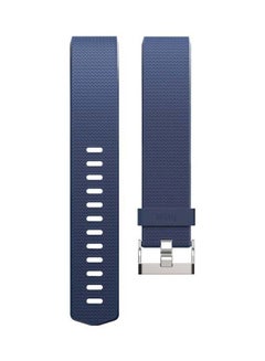 Fitbit Charge 2 Accessory Leather Band Blue  - Image 1