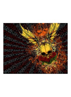 Generic Radiant Skull Skin Cover For Macbook Air 15 2076 Multicolour 