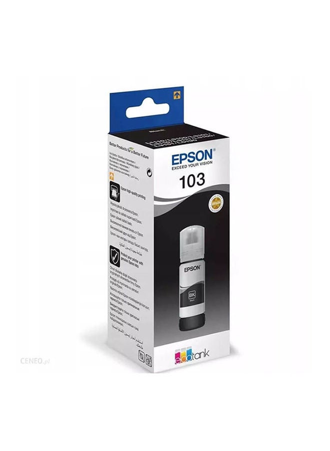 إبسون زجاجة حبر 103BK أسود أسود 