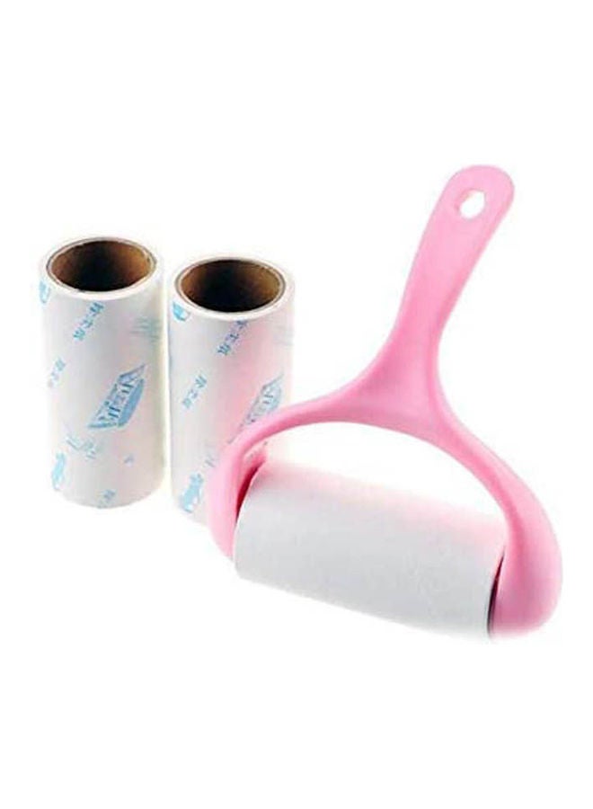 Nunbell Lint Roller, 3 Refills ,Super Sticky Pet Hair Remover Kit Pink - Image 1