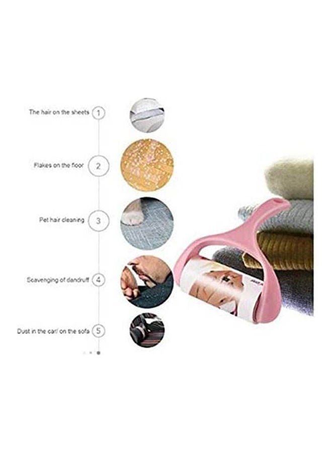 Nunbell Lint Roller, 3 Refills ,Super Sticky Pet Hair Remover Kit Pink - Image 2