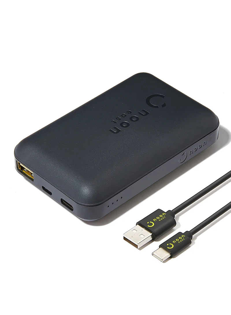 Noon East 10000.0 mAh Power Bank By Noon East -10000 mAH With Fast Charging 3.0 For Mobile & Tablet Black