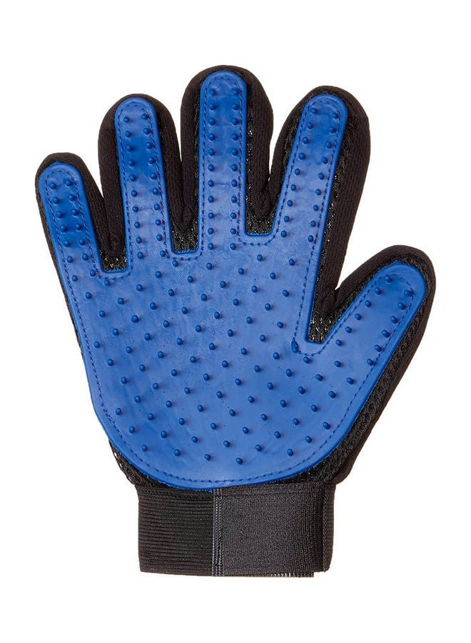 Generic True Touch Deshedding Brush Glove Pet Dog Cat Gentle Efficient Massage Grooming Blue - Image 1
