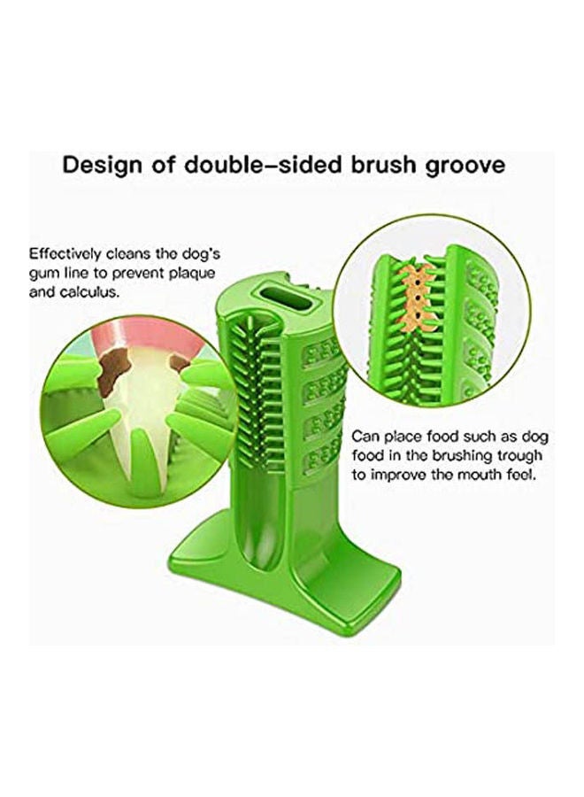 Dog Toothbrush Toy Brushing Stick Pet Molar Toothbrush For Dog Puppy Tooth Healthcare Teeth Cleaning Chew Toy Brush Green - Image 2