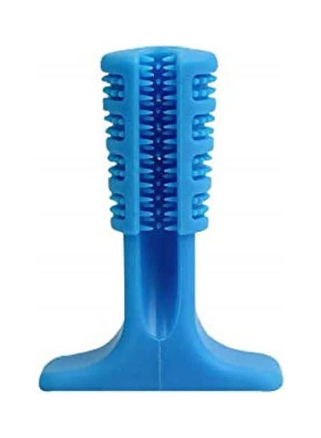 Dog Tooth Cleaning Brushing Toy Effective Large Dog Toothbrush Chew Toys Brushing Stick Safety Rubber Pet Molars Toy For Dogs Pets Dental Oral Care Blue