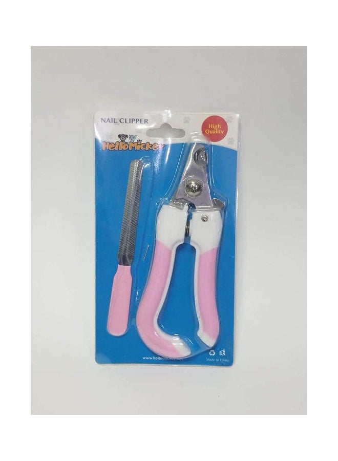 Pet Nail Clipper And Trimmer Pink