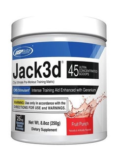 JACK 3D Fruit Punch Pre Workout Powder
