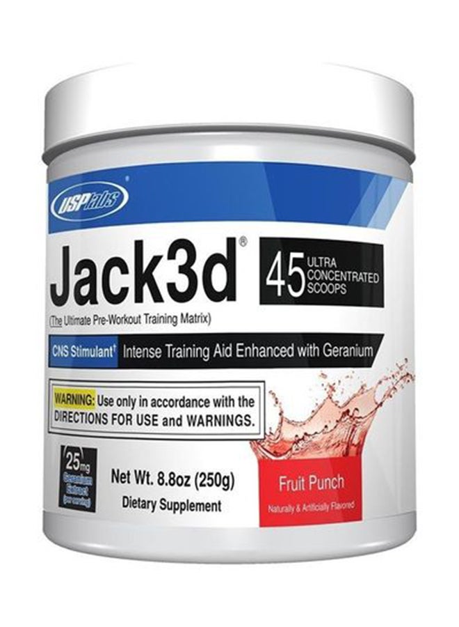 USPLabs - JACK 3D Fruit Punch Pre Workout Powder - Image 1